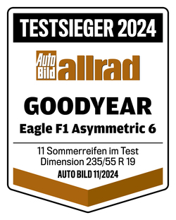 Testsieger 2024 Goodyear Eagle F1 Asymmetric 6